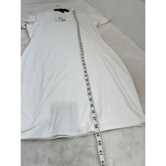 New N BY NAKED WARDROBE Size 2x Bare Body-Con Minidress White - Picture 9 of 14